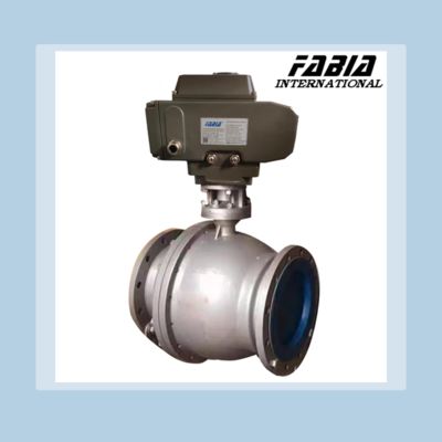 Wide caliber Electric High Pressure Ball Valve Two Piece Butt Welding Industry Ball Valve