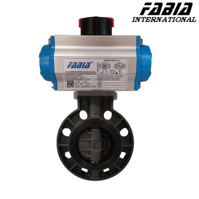 Soft Seal Pneumatic Butterfly Valve Clamp PVC Valve Dầu nhẹ và hiệu quả về chi phí