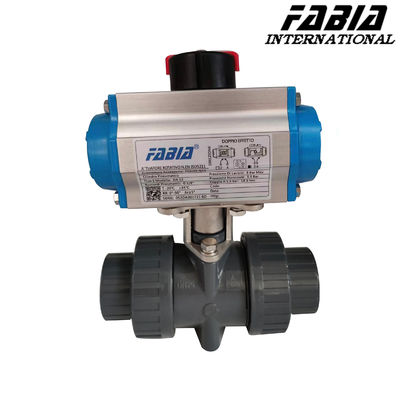 Soft Seal PVC Valve Pneumatic Hai chiều Industrial Valve
