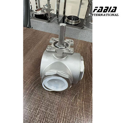 Ba đường van bóng không gỉ nền tảng cao nhiệt độ cao hiệu suất niêm phong xuất sắc