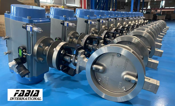 100mm Pneumatic Actuated Butterfly Valve Seamless Integration Corrosion Resistance