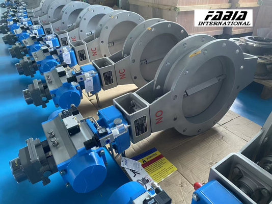 Pneumatic Stainless Steel Flange Butterfly Valve Industry Complete Specifications Tàu