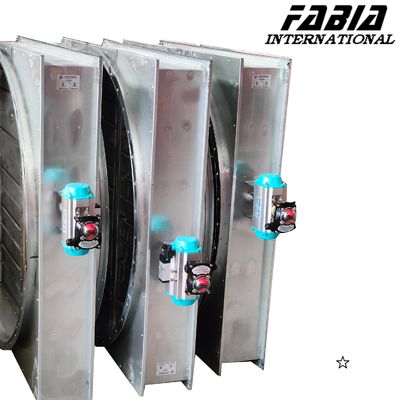 Các van tùy chỉnh Pneumatic Flue Flapper Valve Ventil Ventil Ventil Ventil khí không gỉ